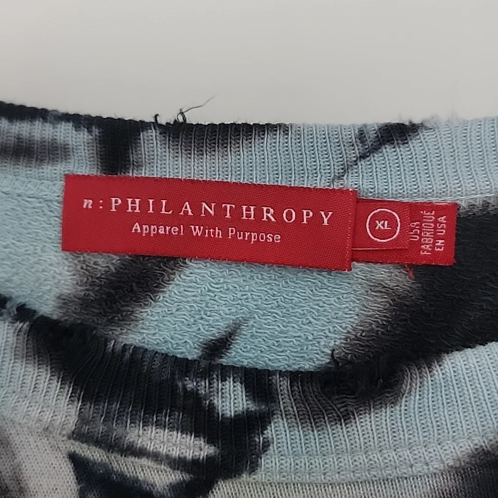 N:PHILANTHROPY distressed tie dye sweatshirt - Picture 4 of 6